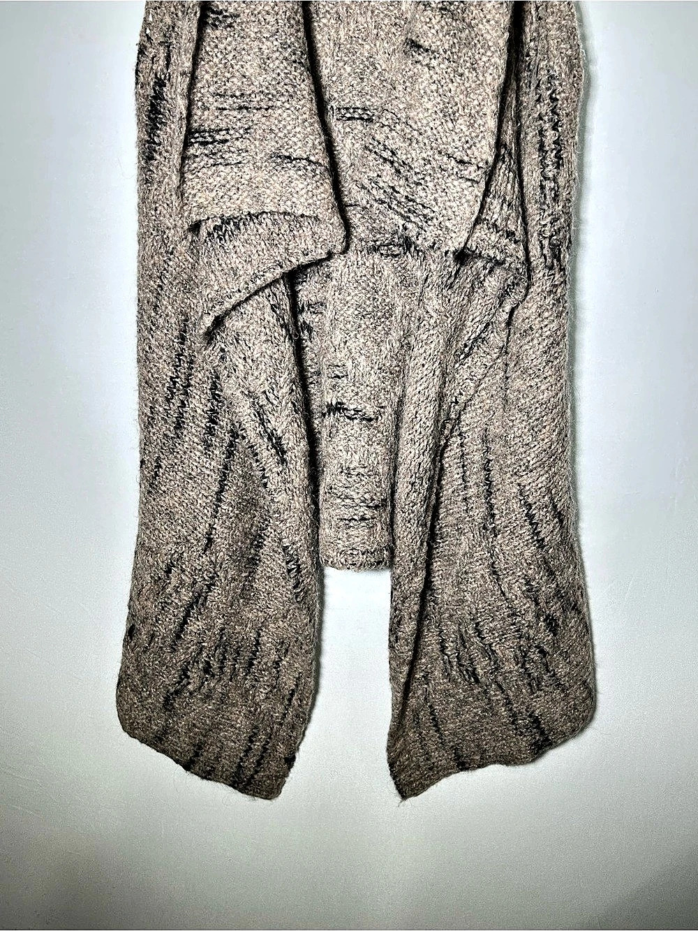 Elsamanda Made in Italy Mohair Wool Waterfall Sweater Vest One Size - Picture 5 of 12